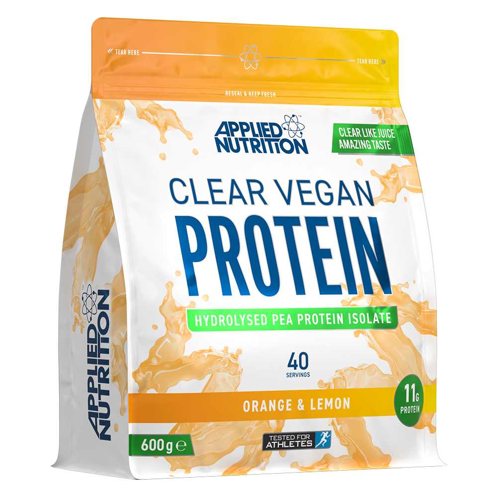 Applied Nutrition Clear Vegan Protein, Orange and Lemon, 600 Gm