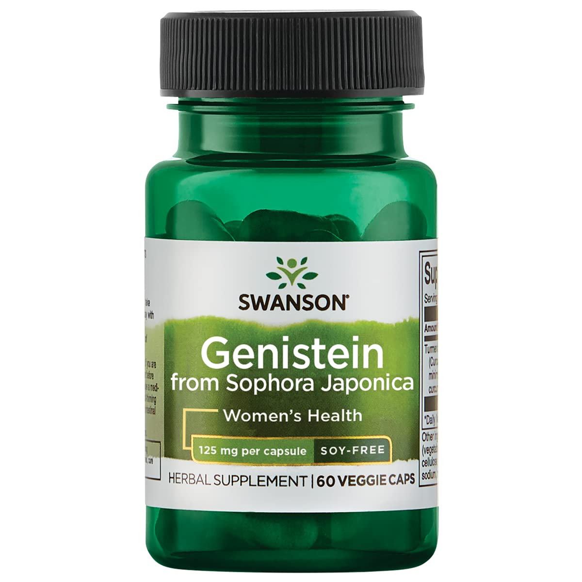 Swanson Genistein Womens Health, 125 mg, 60 Veggie Capsules