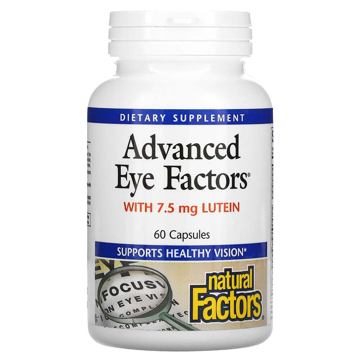 Natural Factors Advanced Eye Factors, 60 Capsules
