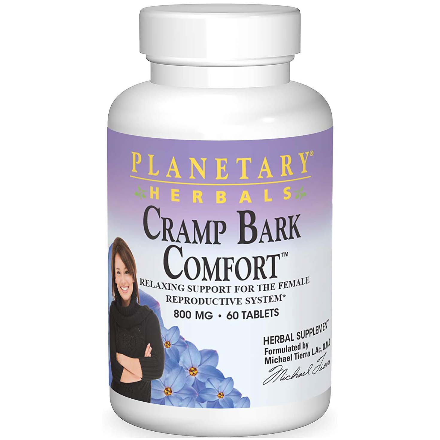 Planetary Herbals Cramp Bark Comfort 60 Tablets 800 mg