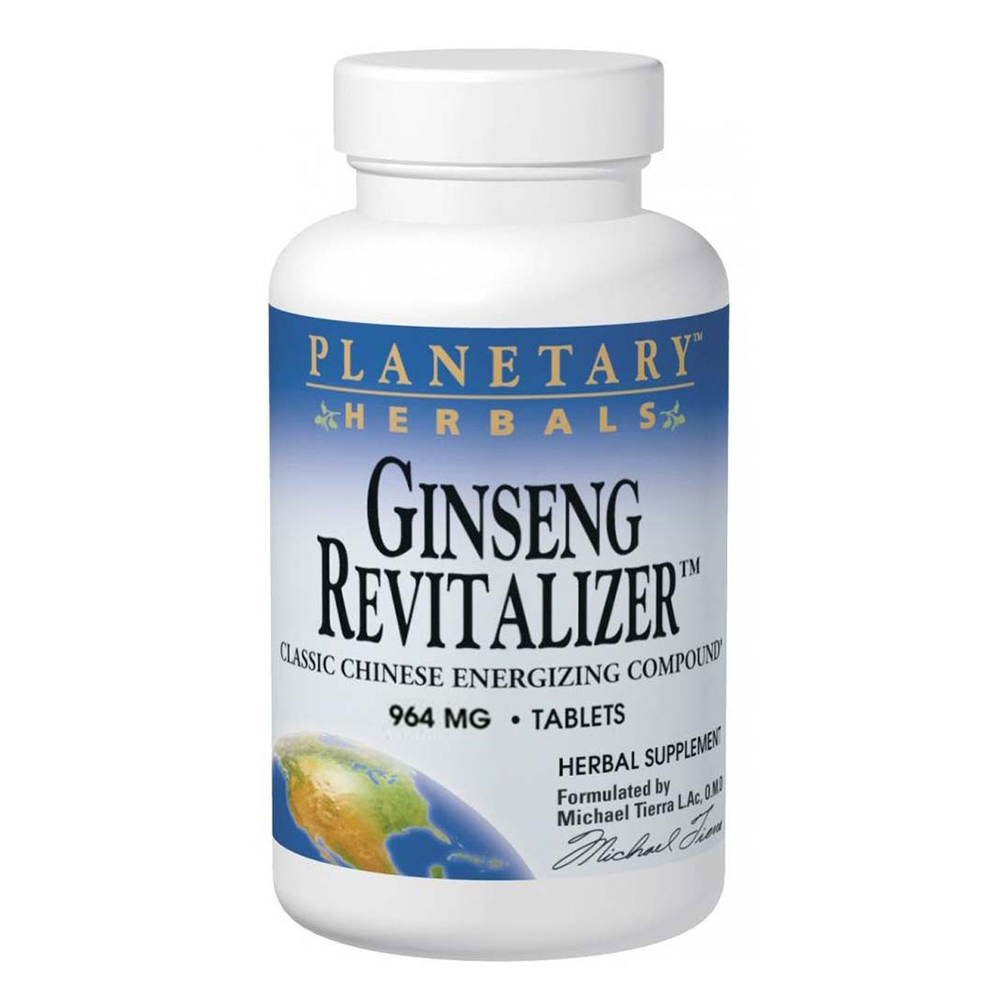 Planetary Herbals Ginseng Revitalizer 42 Tablets 964 mg