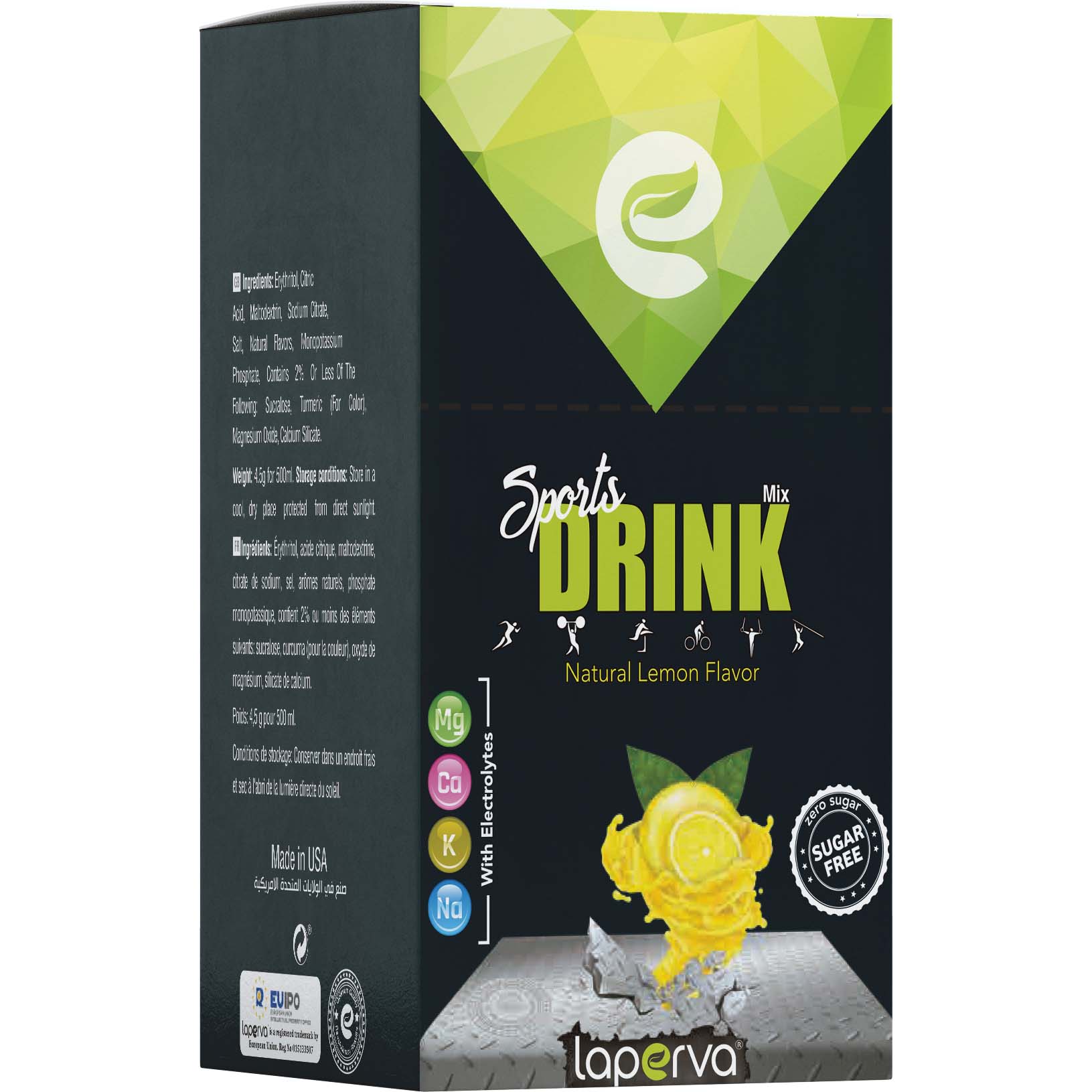 Laperva Sports Drink Mix, Lemon