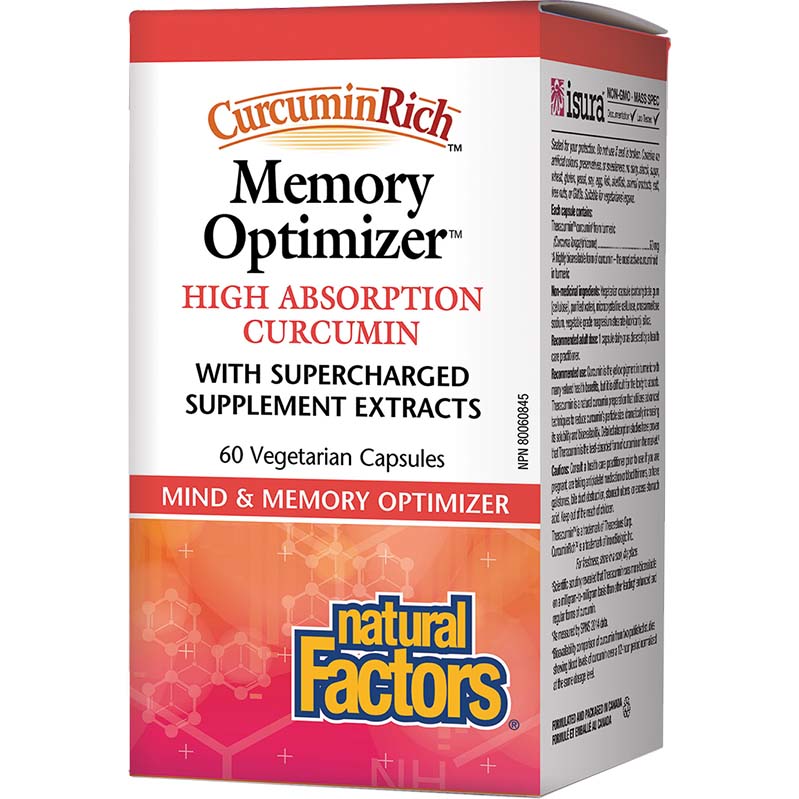 Natural Factors Memory Optimizer, 60 Veggie Capsules