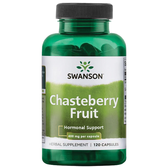 Swanson Chasteberry Fruit, 400 mg, 120 Capsules