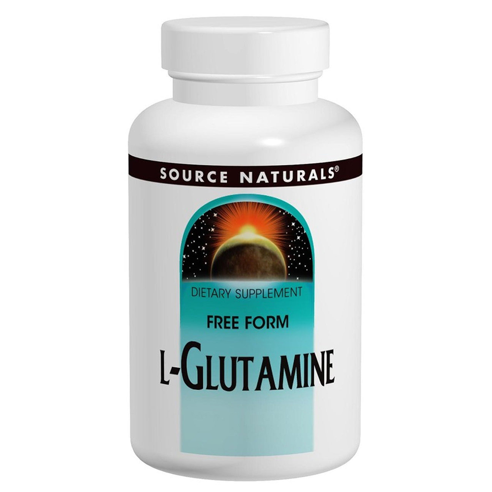 Source Naturals L Glutamine, 500 mg, 50 Tablets