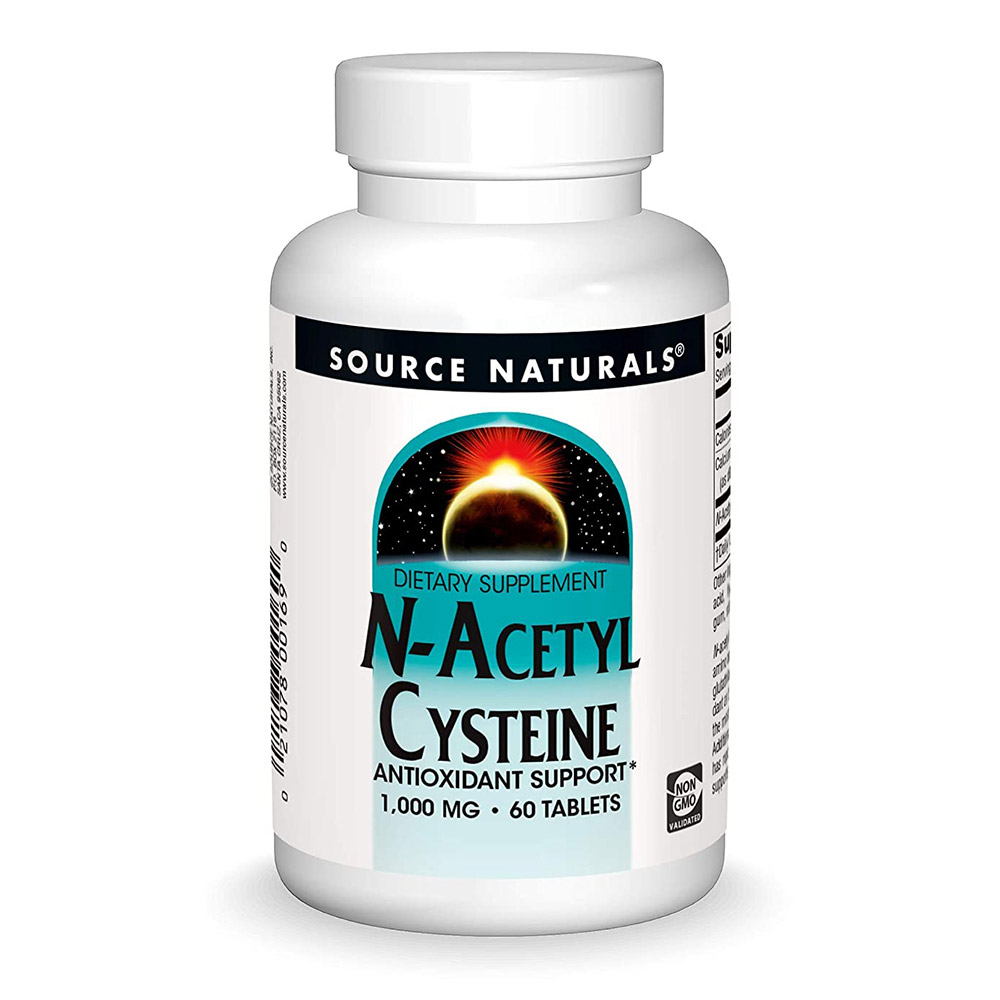 Source Naturals N-Acetyl Cysteine NAC, 1000 mg, 60 Tablets