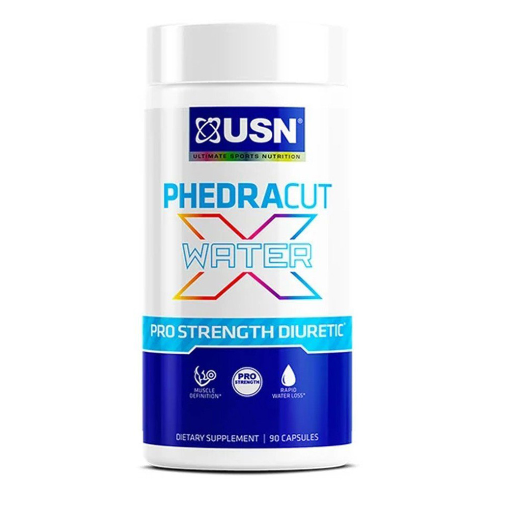 USN Phedracut Water X Natural Diuretic, 90 Capsules