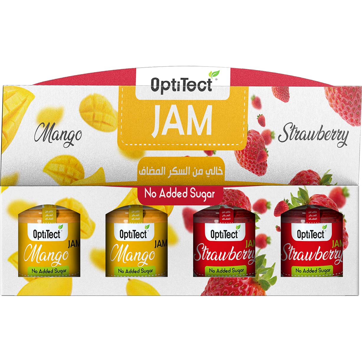 Optitect Jam Mango and Strawberry, Mango and Strawberry