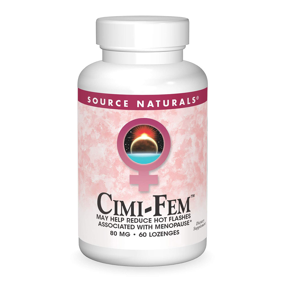Source Naturals Cimi Fem, 80 mg, 60 Lozenges