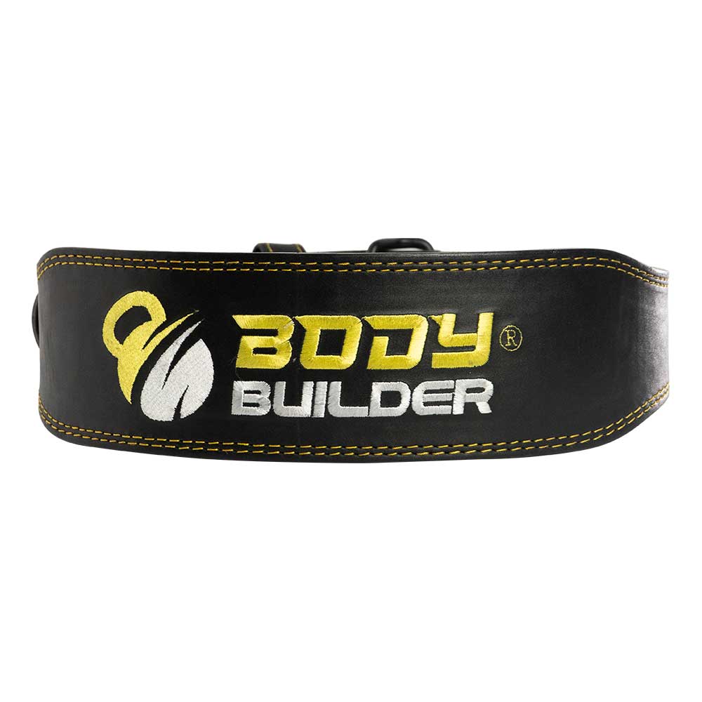 Body Builder Leather Belt, L