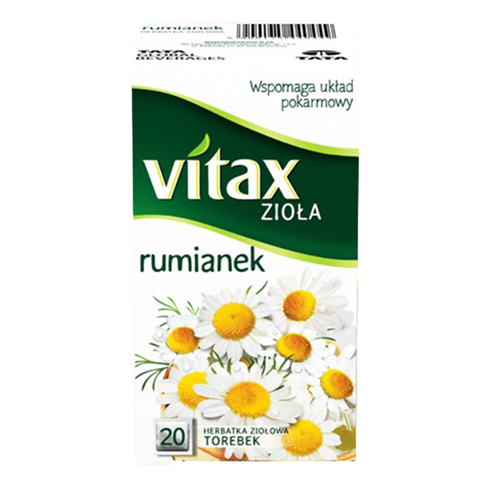 فيتاكس أعشاب البابونج, 20 كيس, يدعم صحة الجهاز الهضمي, يعزز الاسترخاء