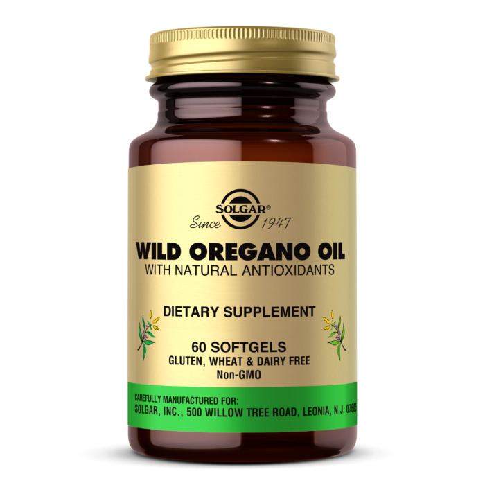 Solgar Wild Oregano Oil, 60 Softgels
