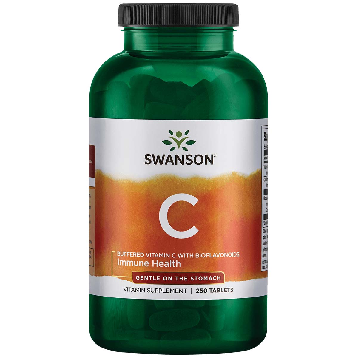 Swanson Buffered Vitamin C with Bioflavonoids 250 Tablets 1000 mg