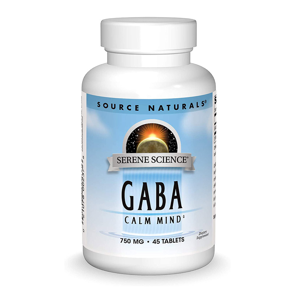 Source Naturals Serene Science GABA 45 Tablets 750 mg