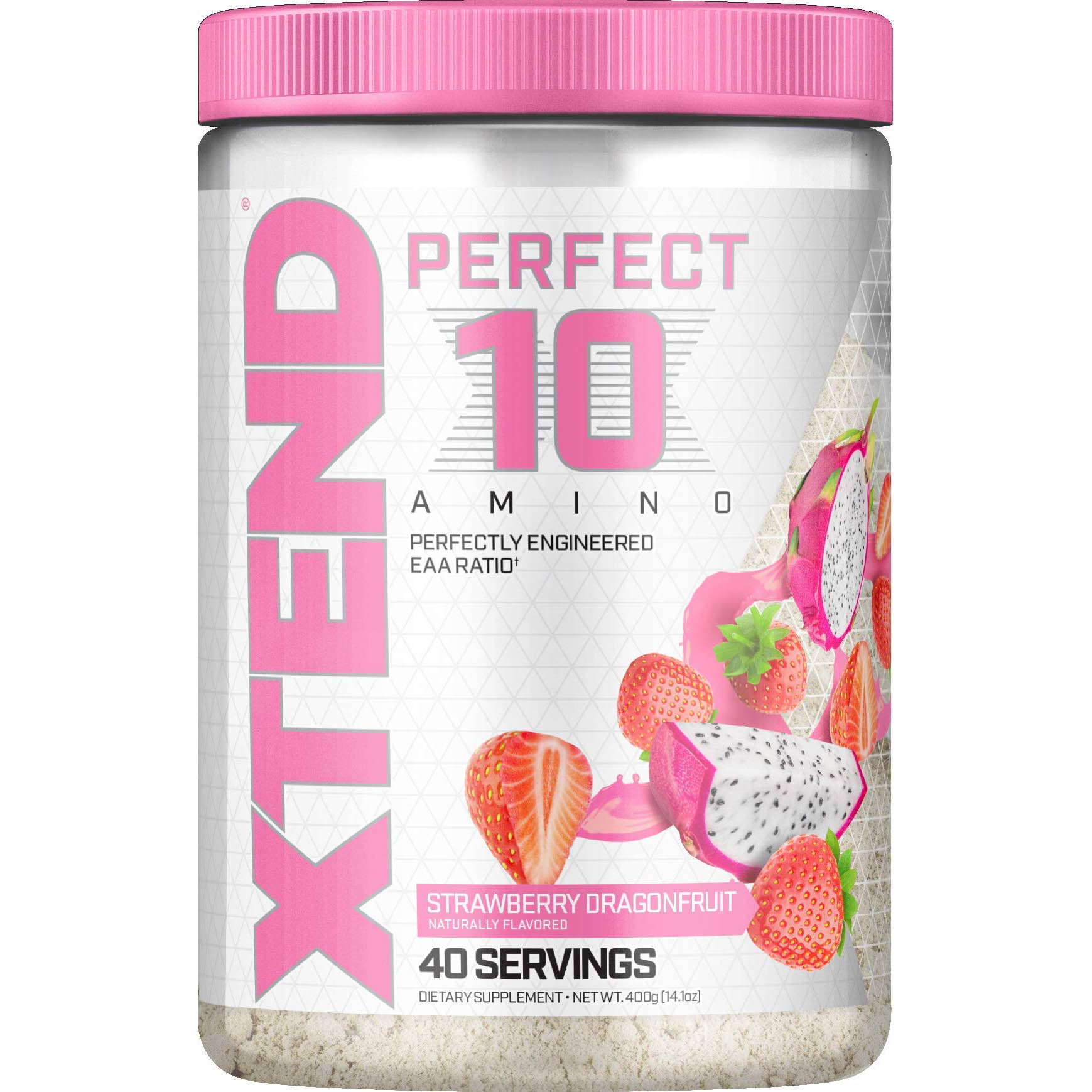 Xtend Perfect 10 Amino, Strawberry Dragon, 40