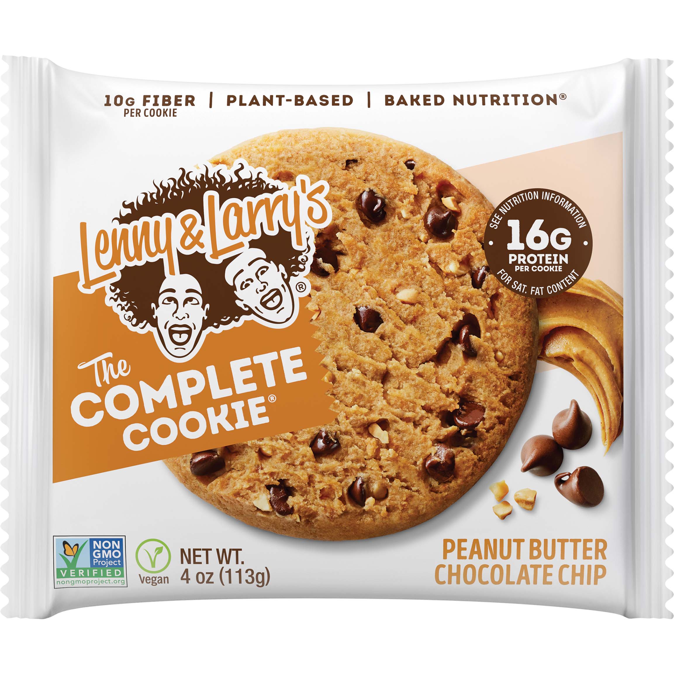 Lenny & Larry’s Complete Cookies, Peanut Butter Choco Chip, 1 Piece