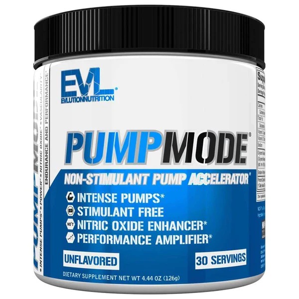 EvLution Nutrition Pump Mode, Blue Raz, 30