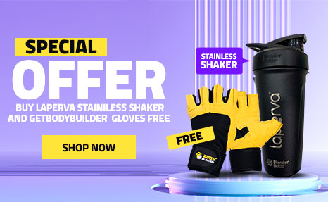 Body Builder Gloves , Laperva Stainless Steel Shaker