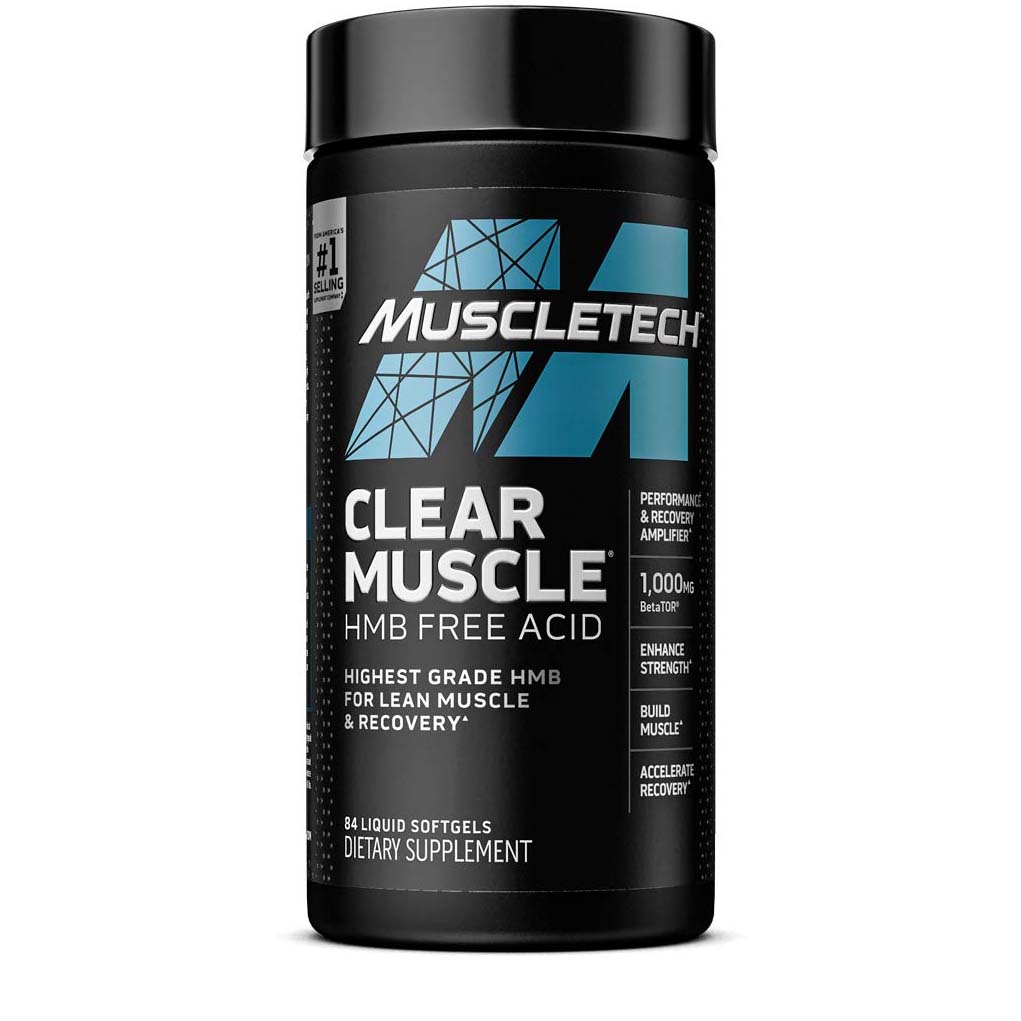 Muscletech Clear Muscle Hmb Free Acid, 84 Softgels