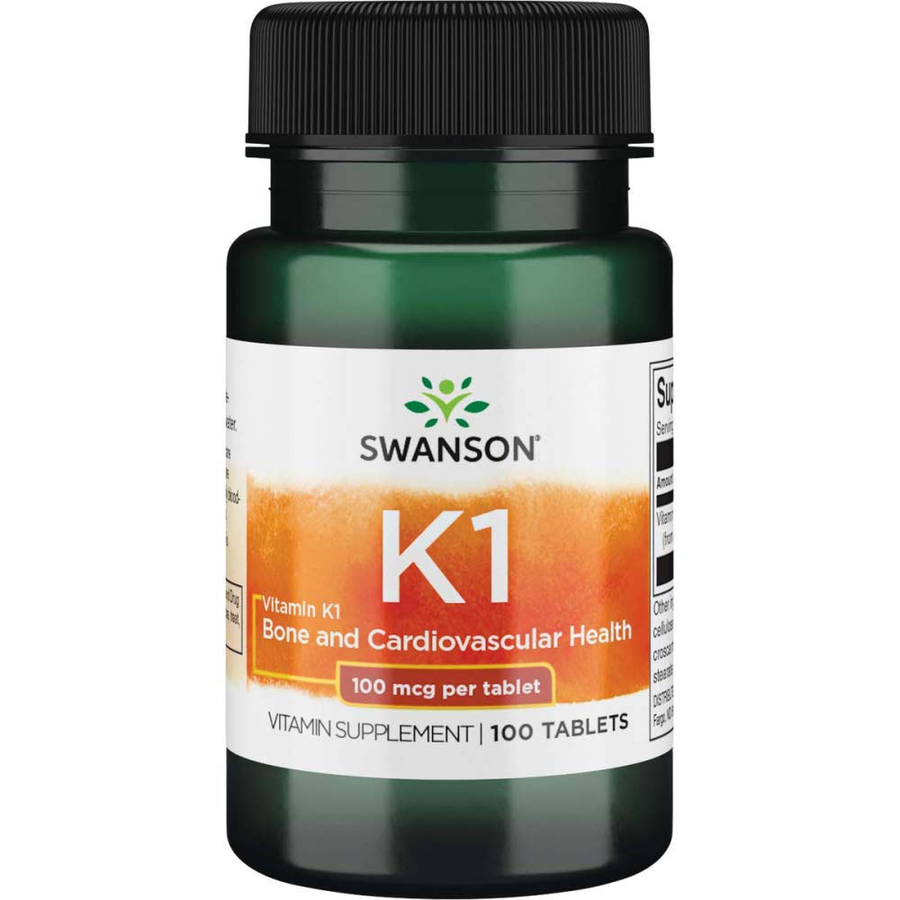 Swanson Vitamin K1 100 Tablets 100 mcg