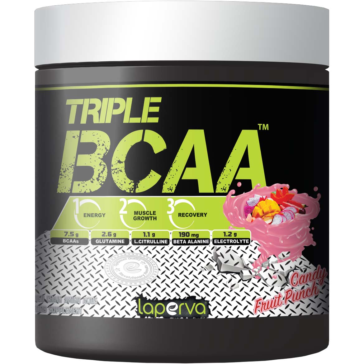 Laperva Triple BCAA, Candy Fruit Punch, 30