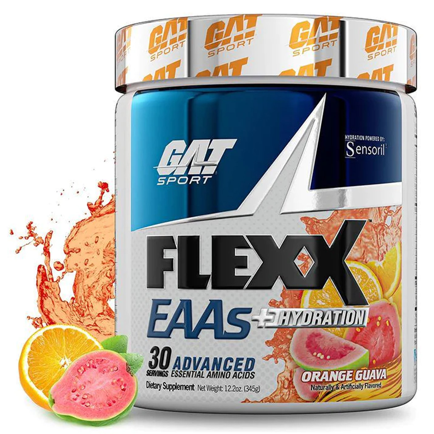 GAT Sport Flexx EAAs, Orange Guava, 30