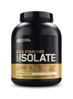 Optimum Nutrition 100% Gold Standard Isolate, Rich Vanilla, 5.2 Lb, 25 Grams of Protein Per Serving