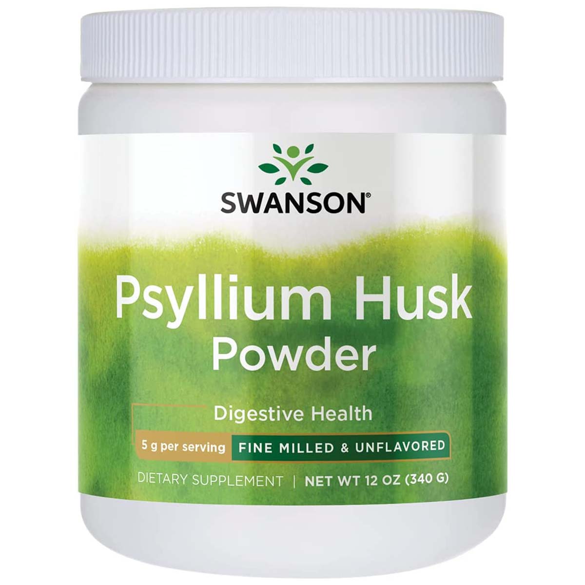 Swanson Psyllium Husk, Unflavored, 340 Gm
