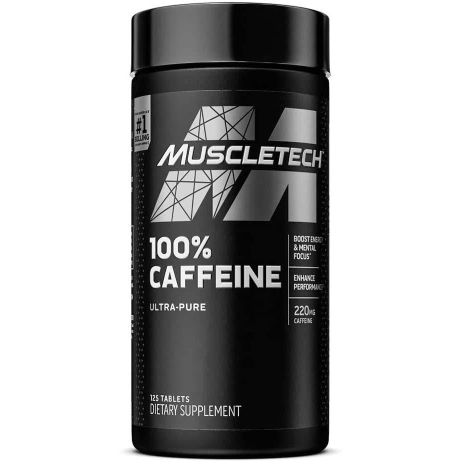 Muscletech Platinum 100% Caffeine 125 Tablets