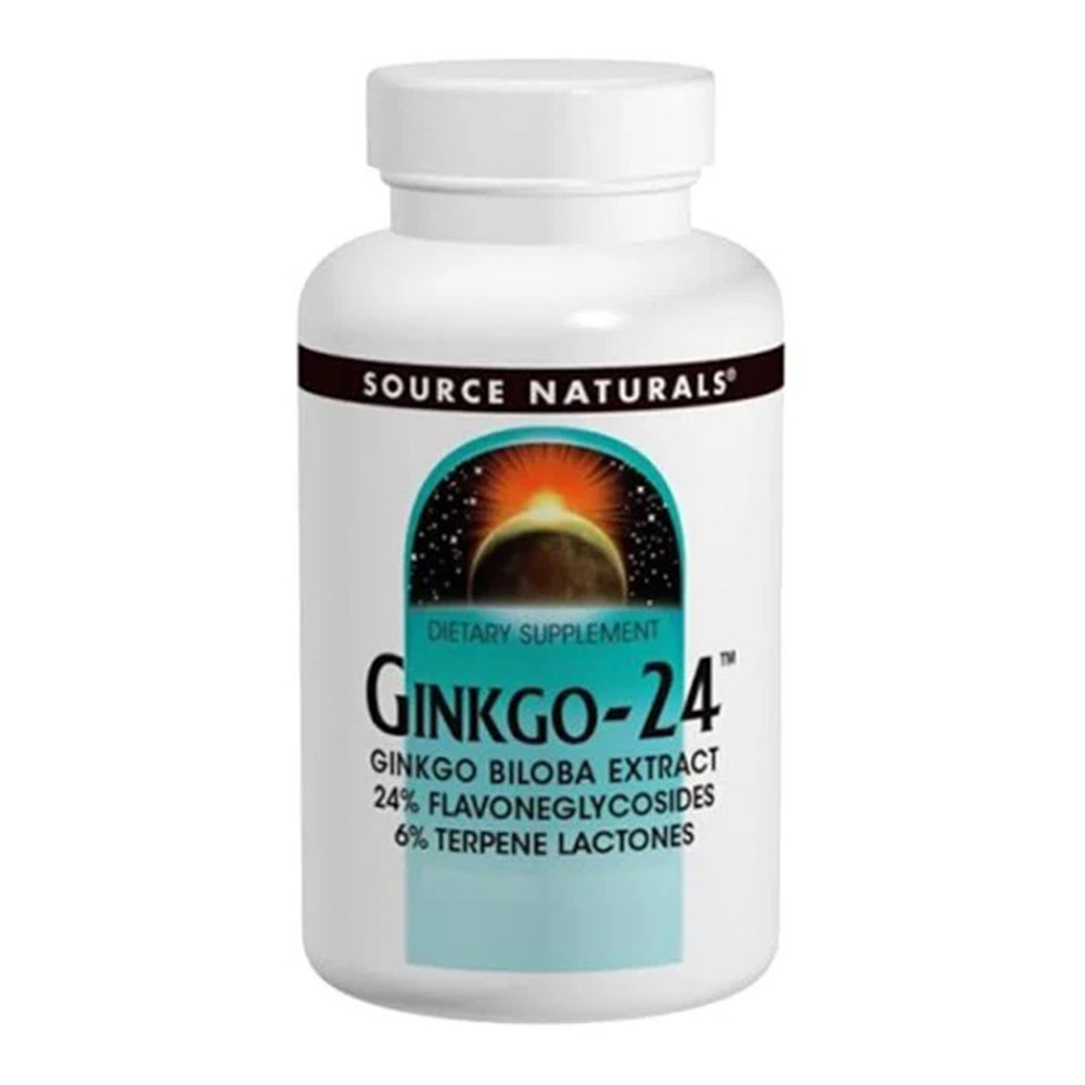Source Naturals Ginkgo 24 Biloba 60 Tablets 40 mg