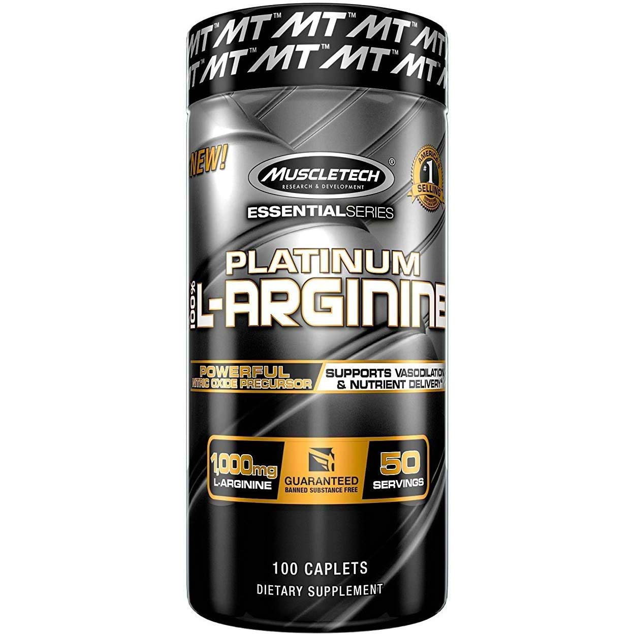 Muscletech Platinum L-arginine 100 Caplets