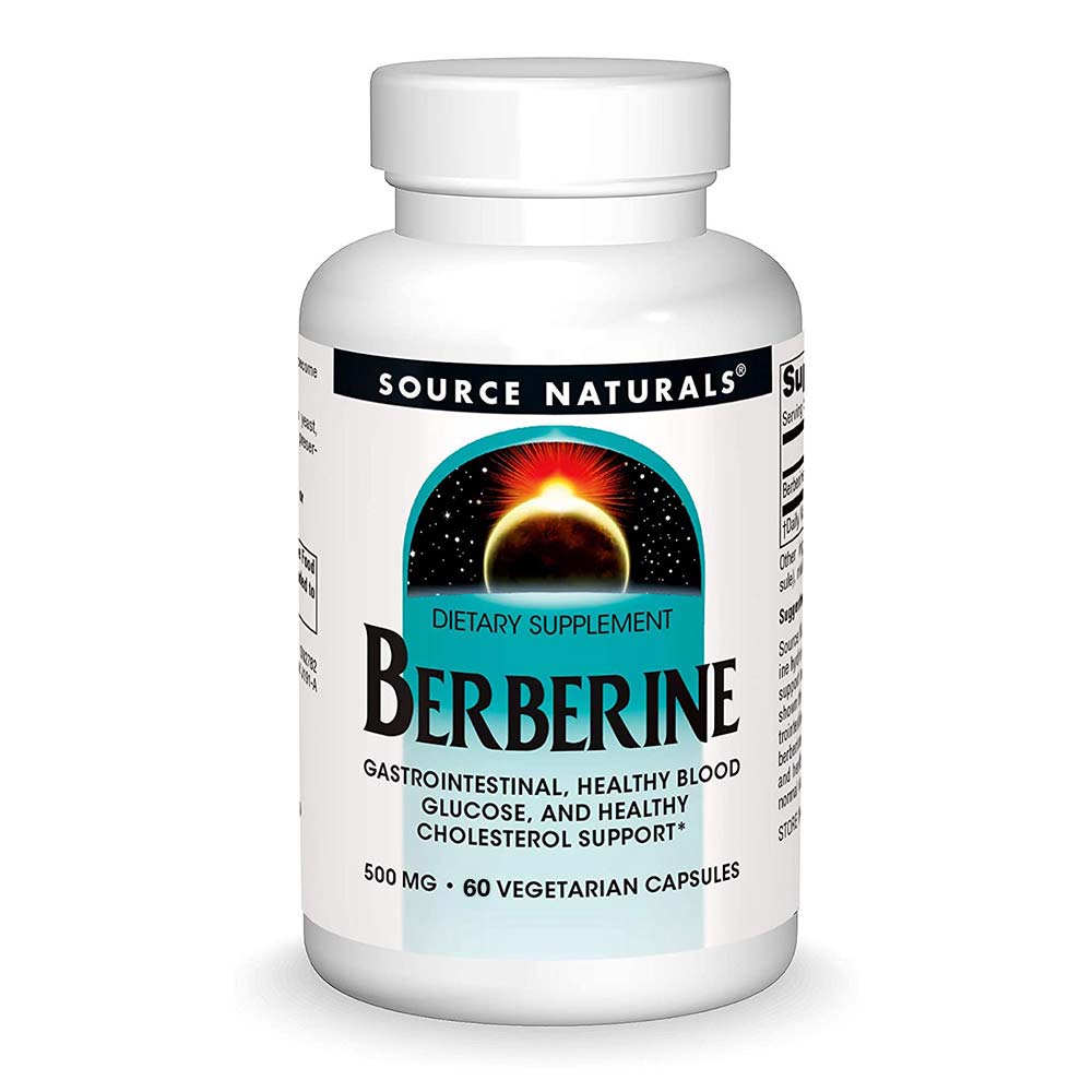 Source Naturals Berberine, 500 mg, 60 Veggie Capsules