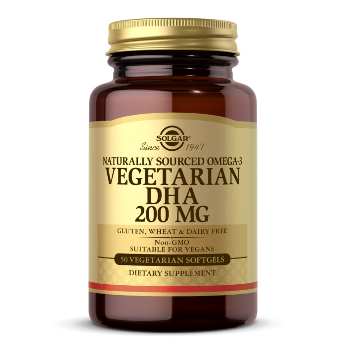 Solgar Omega-3 Dha 50 Vegetarian Softgels 200 mg
