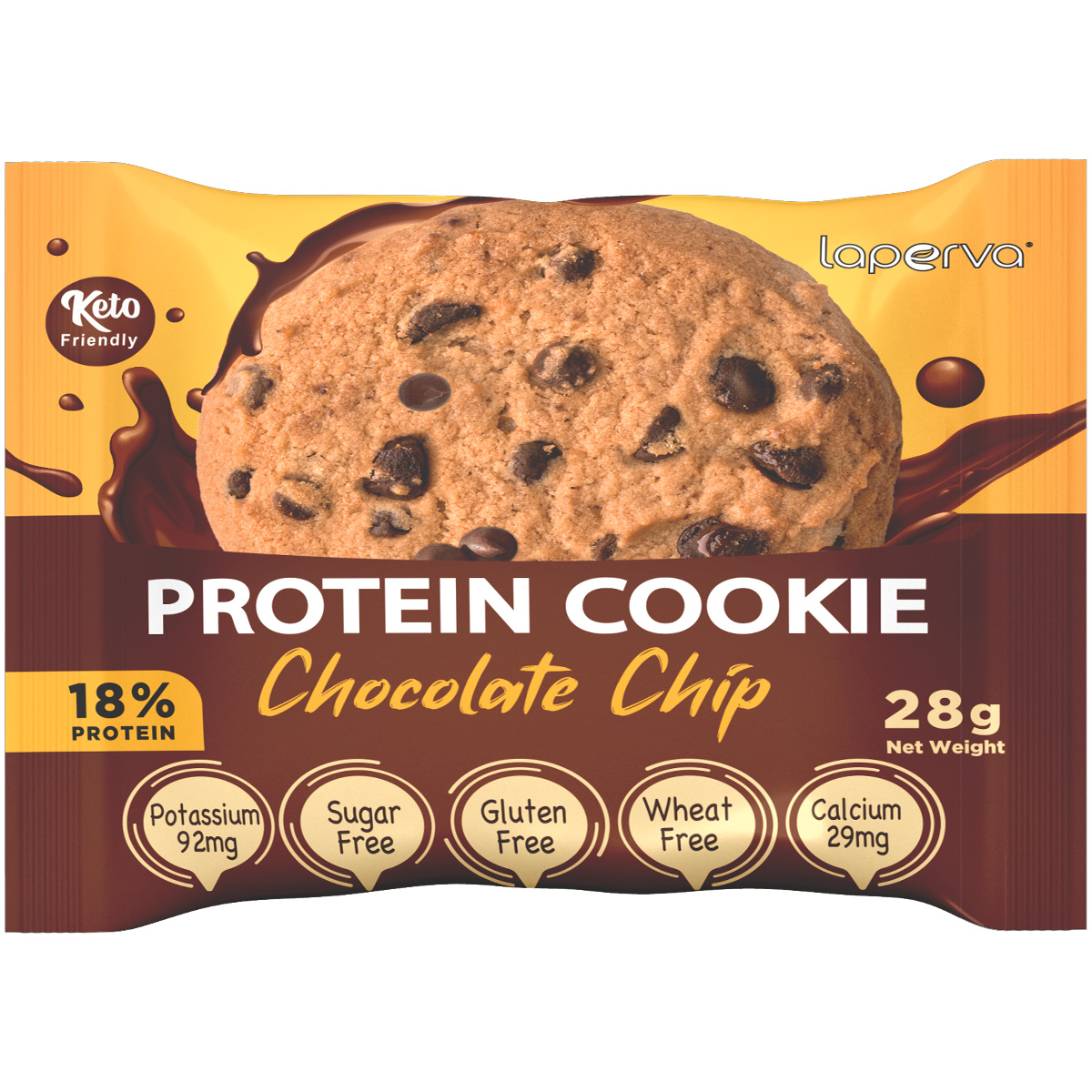 Laperva Protein Cookie, 1 Piece, Chocolate Chip
