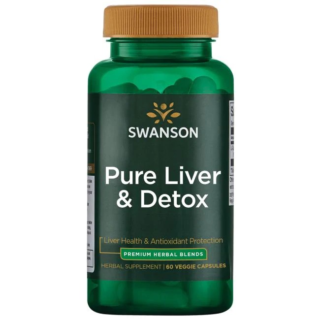Swanson Pure Liver and Detox, 60 Veggie Capsules
