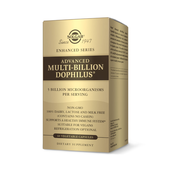 Solgar Advanced Multi-billion Dophilus, 60 Vegetable Capsules