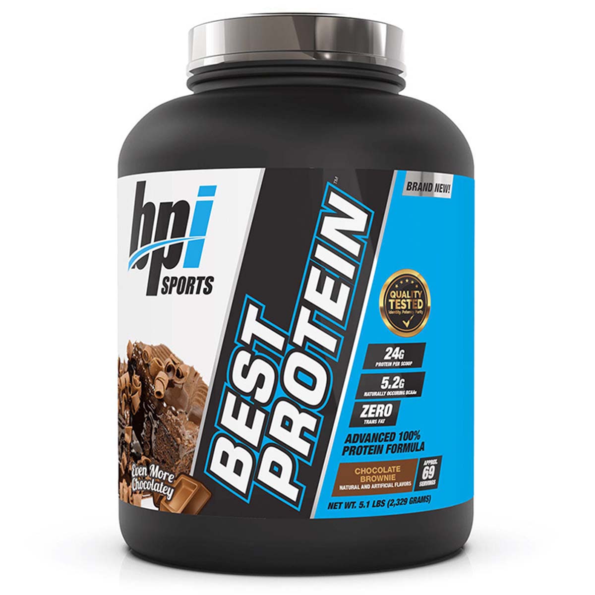 bpi Sports Best Protein, Chocolate Brownie, 5 LB