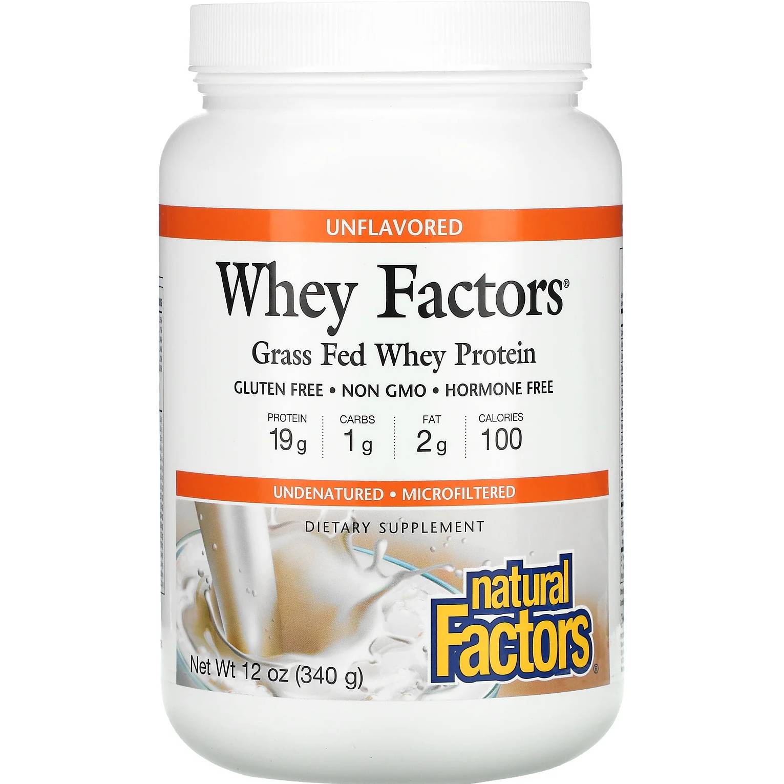 Natural Factors Whey Factors Protein 1 kg Unflavored
