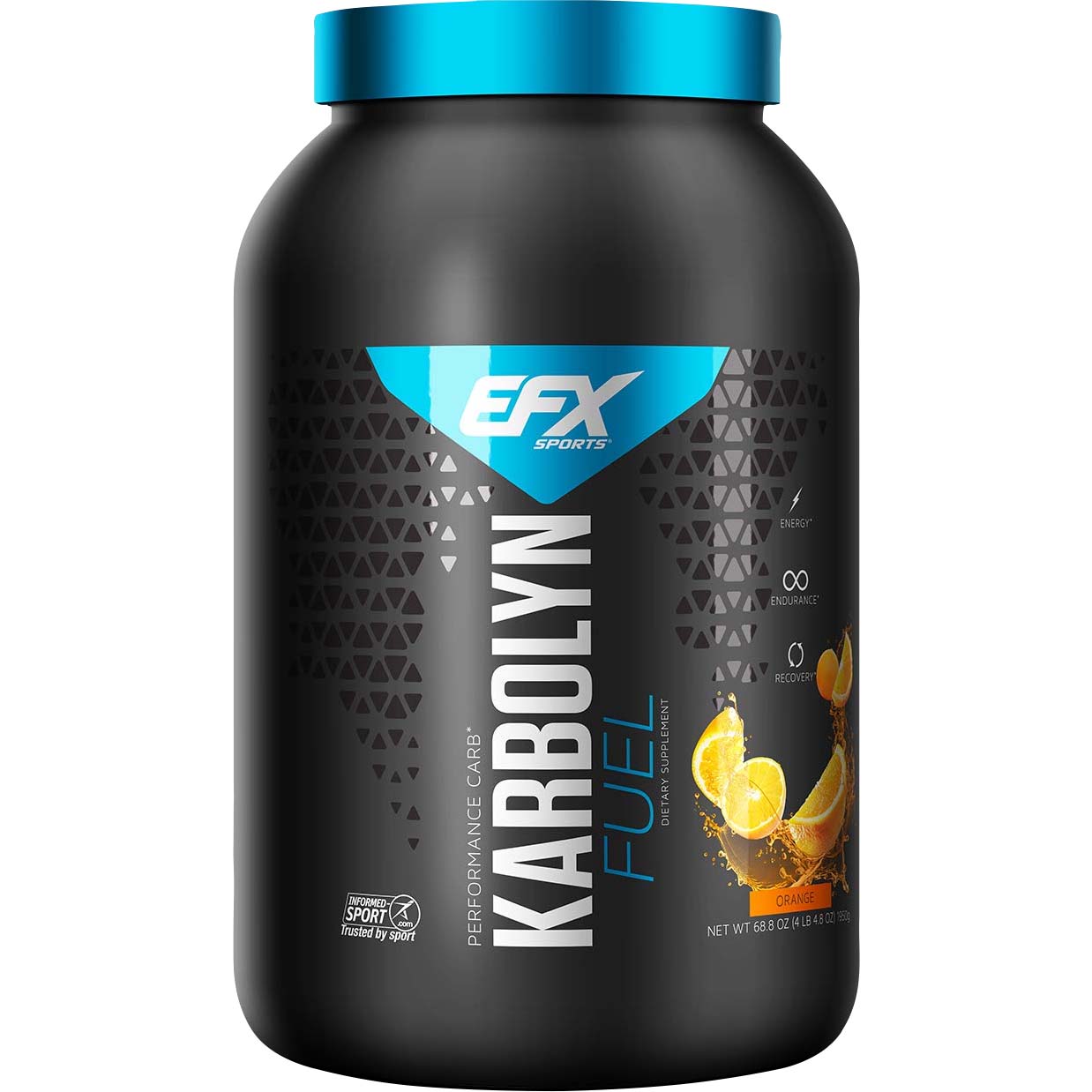 Efx Sports Karbolyn Fuel, Orange, 4 LB