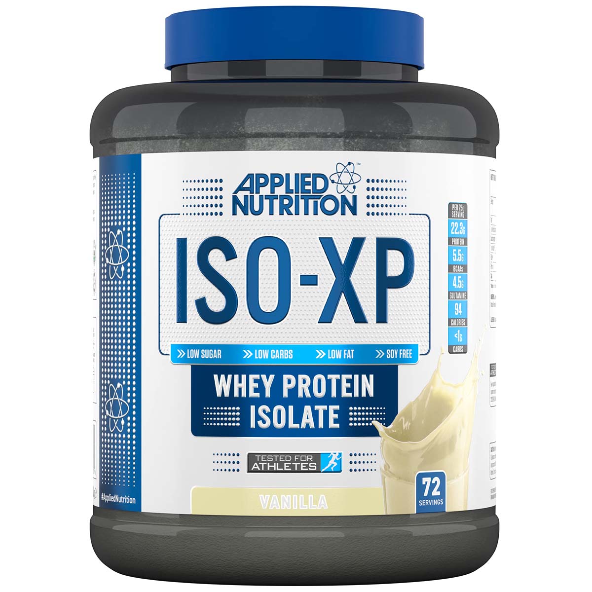 Applied Nutrition ISO-XP 100% Whey Protein Isolate, Vanilla, 1.8 Kg