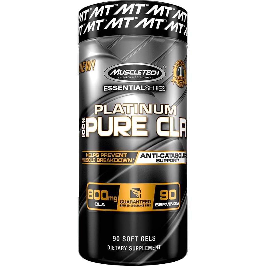 Muscletech Platinum Pure CLA 90 Softgels 800 mg