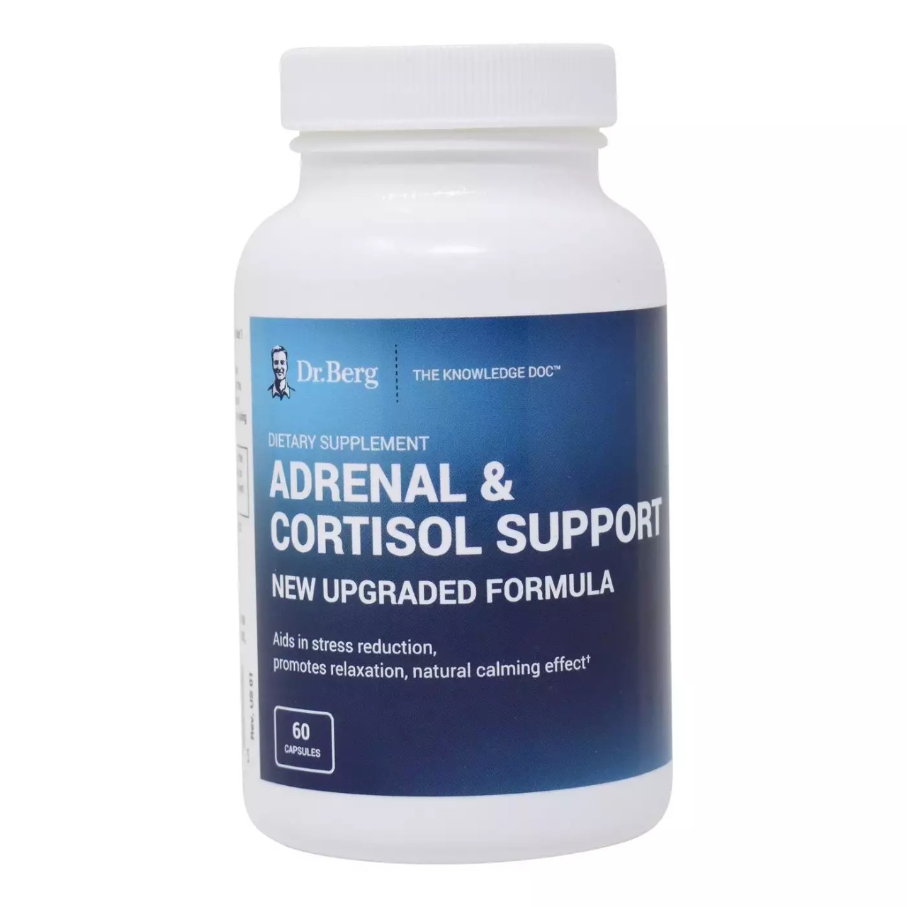 Dr.Berg Adrenal and Cortisol Support, 60 Veggie Capsules