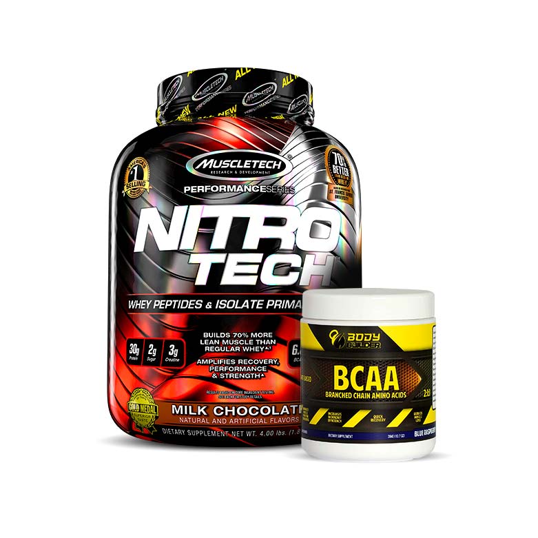 MuscleTech Nitro Tech , Body Builder BCAA 