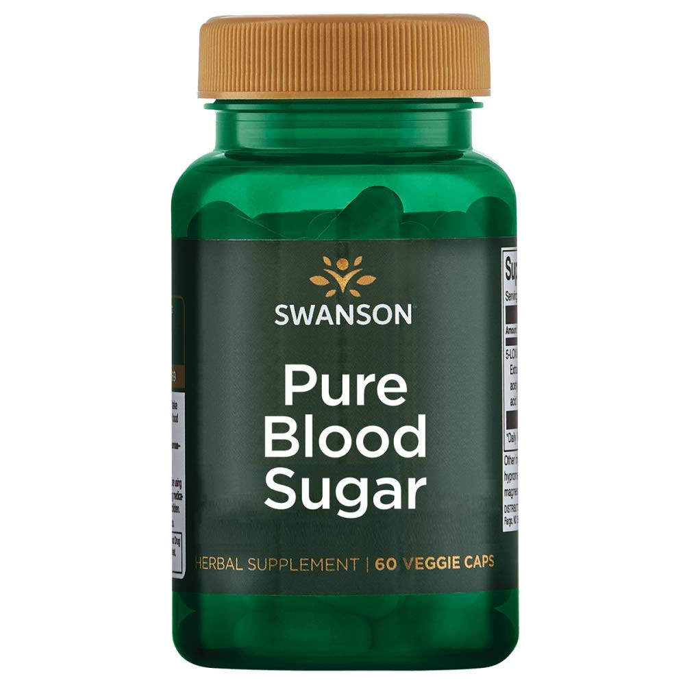 Swanson Pure Blood Sugar 60 Veggie Capsules
