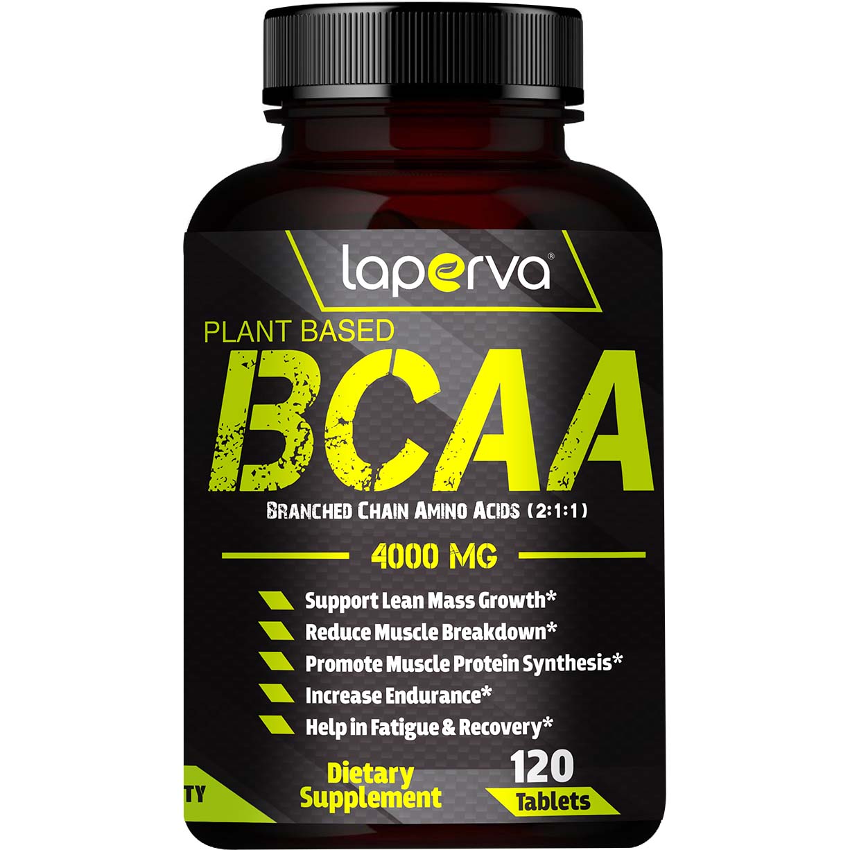 Laperva Plant Based BCAA, 4000 mg, 120 Tablets