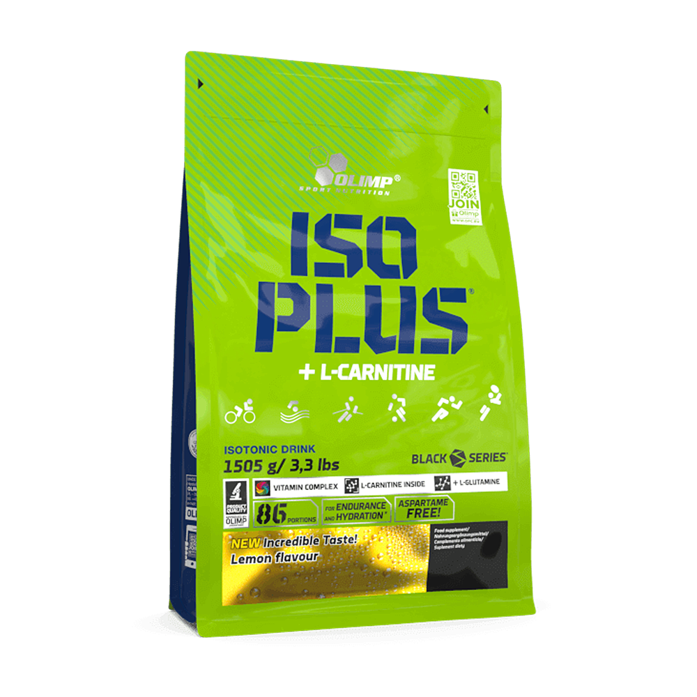 Olimp Sport Nutrition Iso Plus Powder, Lemon, 3.3 LB, Hydration During And After Workouts