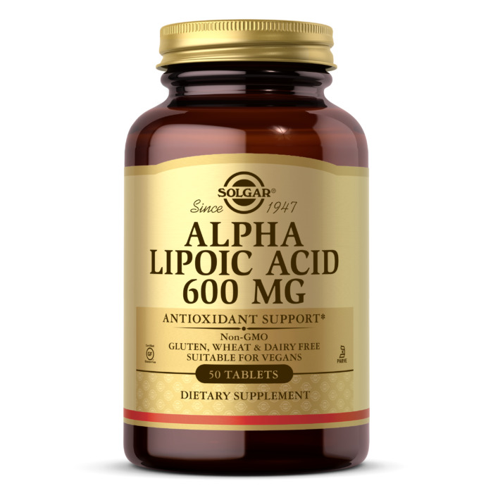 Solgar Alpha Lipoic Acid 50 Tablets 600 mg