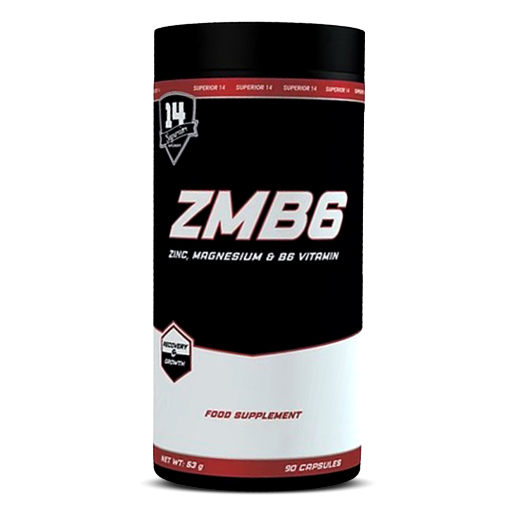 سوبيريور 14 زنك، مغنيسيوم وفيتامين B6 ZMB6, 90 كبسولة, يدعم إنتاج هرمون التستوستيرون