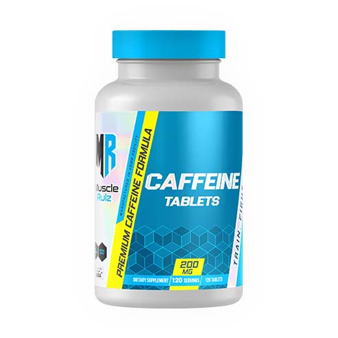 Muscle Rulz Caffeine 120 Tablets 200 mg