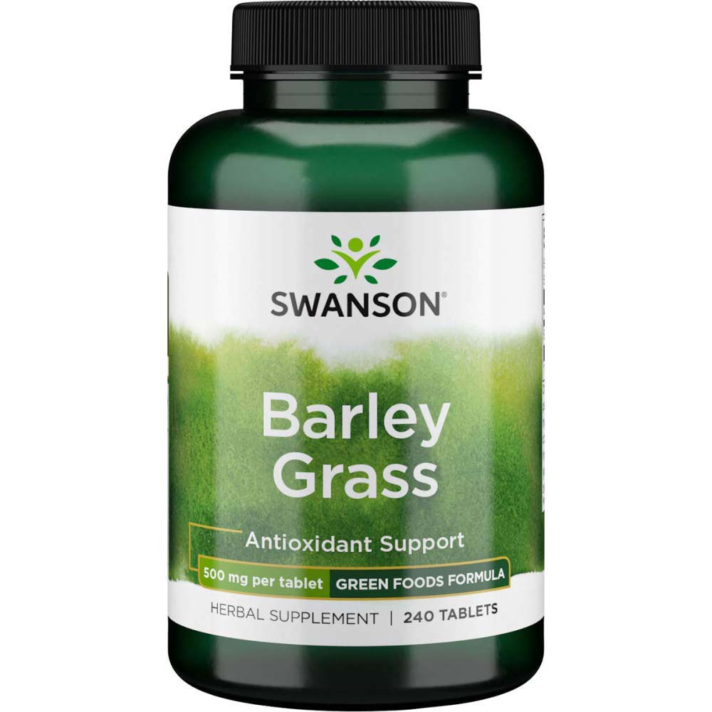 Swanson Barley Grass 240 Tablets 500 mg